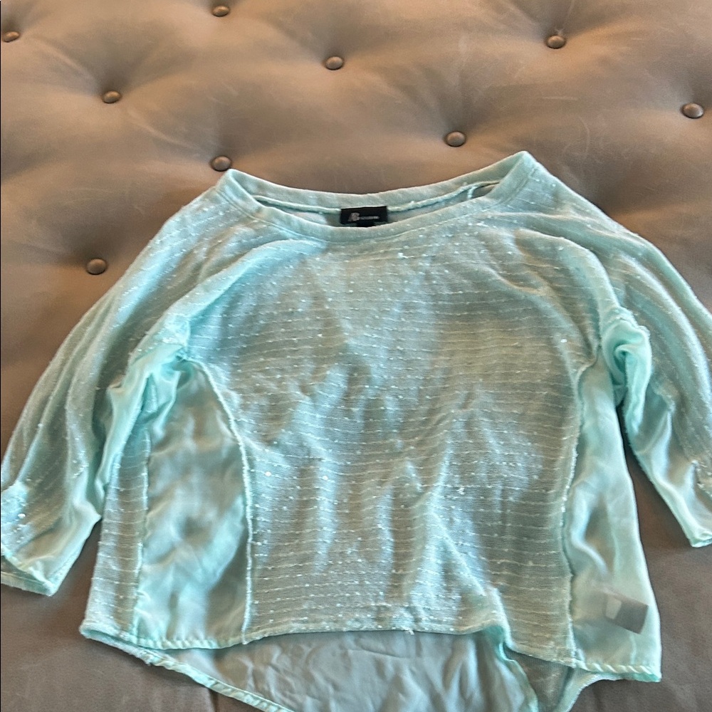 AB Studio Light Blue Women's Top
